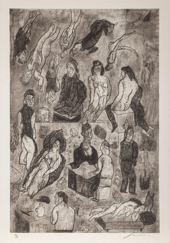 Las Victimas Etching | José Luis Cuevas,{{product.type}}
