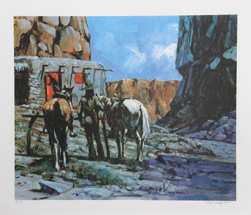 Last to Arrive Lithograph | Noel Daggett,{{product.type}}