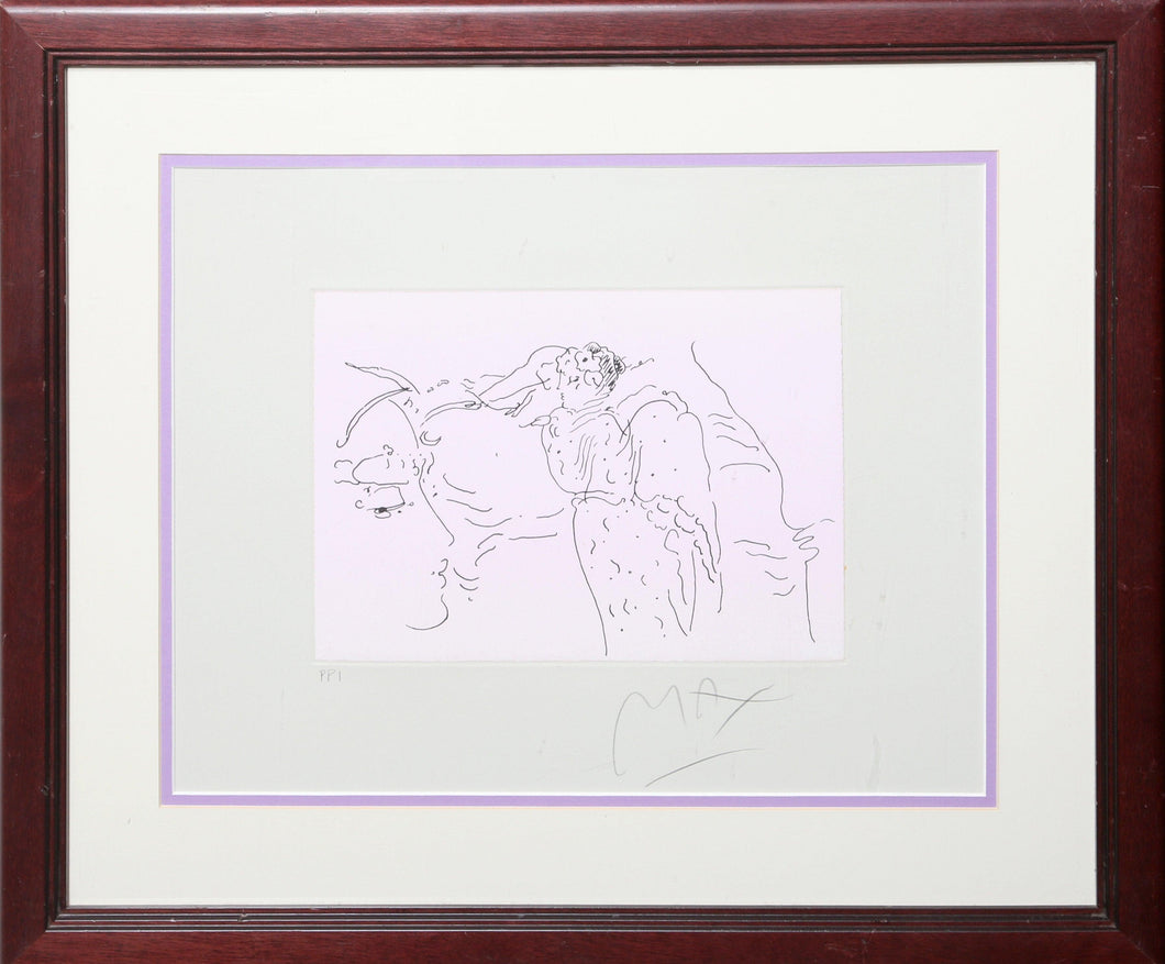 Lavender Etching | Peter Max,{{product.type}}