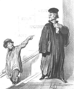 Law and Justice - Portfolio Lithograph | Honore Daumier,{{product.type}}