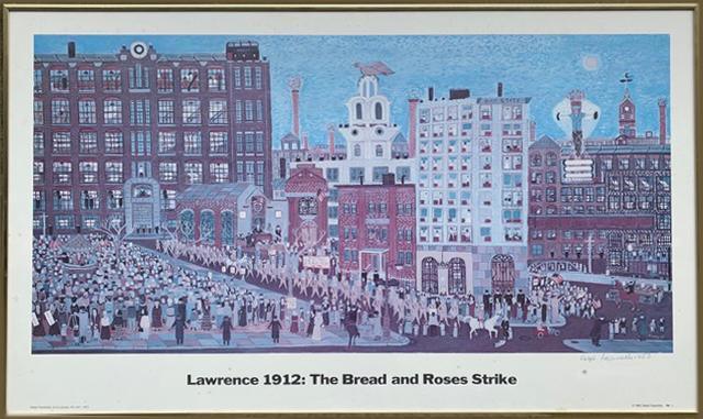 Lawrence 1912: The Bread and Roses Strike Poster | Ralph Fasanella,{{product.type}}