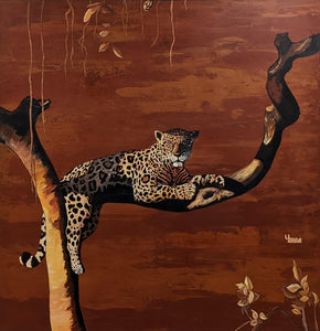 Lazy Leopard Oil | Richard Yorba,{{product.type}}