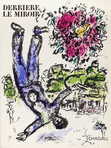 Le Bouquet de l'Artiste (cover) from Derriere Le Miroir No. 147 (Cramer 59) Lithograph | Marc Chagall,{{product.type}}
