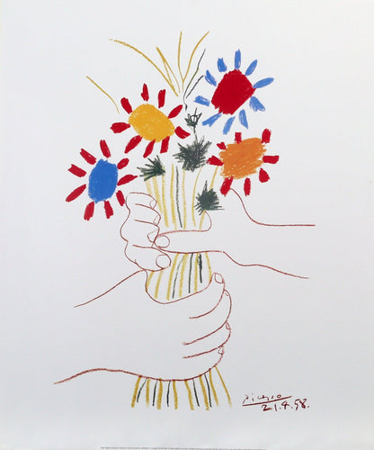 Le Bouquet Poster | Pablo Picasso,{{product.type}}