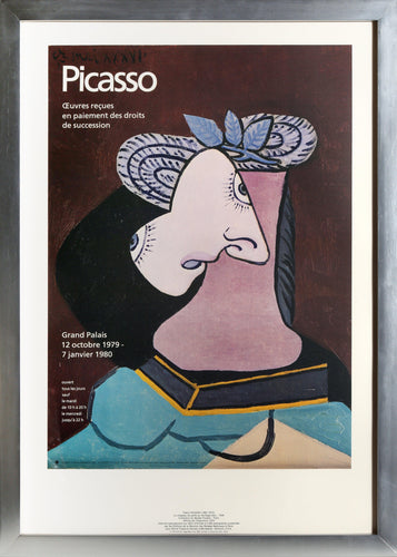 Le Chapeau de Paille au Feuillage Bleu Lithograph | Pablo Picasso,{{product.type}}