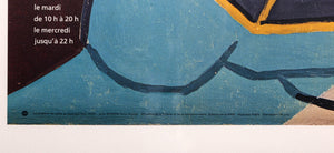 Le Chapeau de Paille au Feuillage Bleu Lithograph | Pablo Picasso,{{product.type}}
