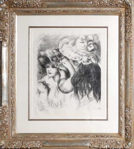 Le Chapeau Épinglé (The Hat Secured with a Pin) Lithograph | Pierre-Auguste Renoir,{{product.type}}