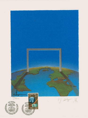 Le Commerce et le Developpement Lithograph | Tei Yamamoto,{{product.type}}