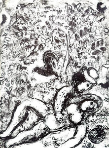 Le Couple a L'Arbre Lithograph | Marc Chagall,{{product.type}}