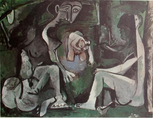 Le Dejeuner sur L'Herbe II (Luncheon on the Grass) Poster | Pablo Picasso,{{product.type}}