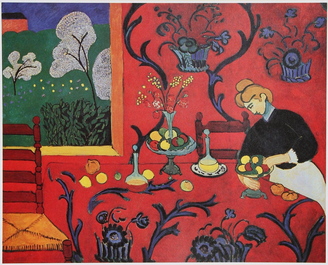 Le Desserte Rouge Poster | Henri Matisse,{{product.type}}