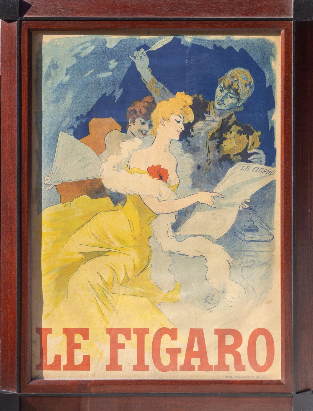Le Figaro lithograph | Jules Cheret,{{product.type}}