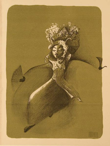 Le Gong, Bali Lithograph | Al Hirschfeld,{{product.type}}