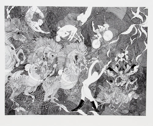 Le Grand Cirque Lithograph | Guillaume Azoulay,{{product.type}}