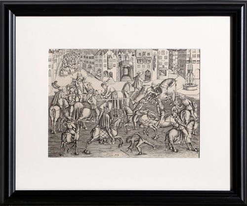 Le Grand Tournoi Etching | Matthaus Zaisinger (aka Master M.Z.),{{product.type}}