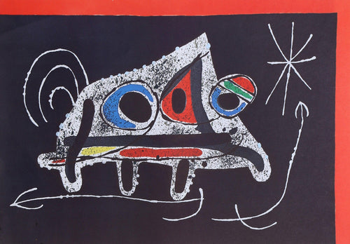 Le Lezard aux Plumes from Indelible Miro Poster | Joan Miro,{{product.type}}
