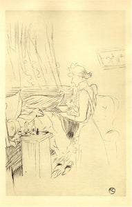 Le Malade Lithograph | Henri de Toulouse-Lautrec,{{product.type}}