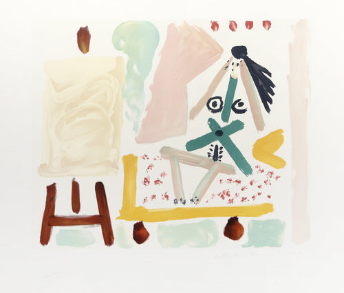 Le Modele Dans L'Atelier Lithograph | Pablo Picasso,{{product.type}}