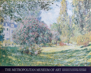Le Parc Monteau Poster | Claude Monet,{{product.type}}
