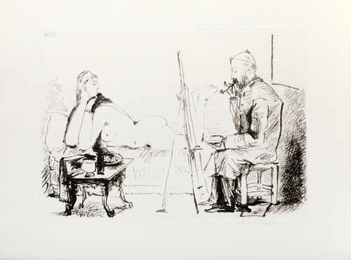 Le Peintre et son Modèle Lithograph | Pablo Picasso,{{product.type}}