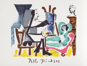 Le Peintre et Son Modele Lithograph | Pablo Picasso,{{product.type}}