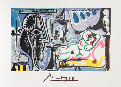 Le Peintre et son Modele Lithograph | Pablo Picasso,{{product.type}}