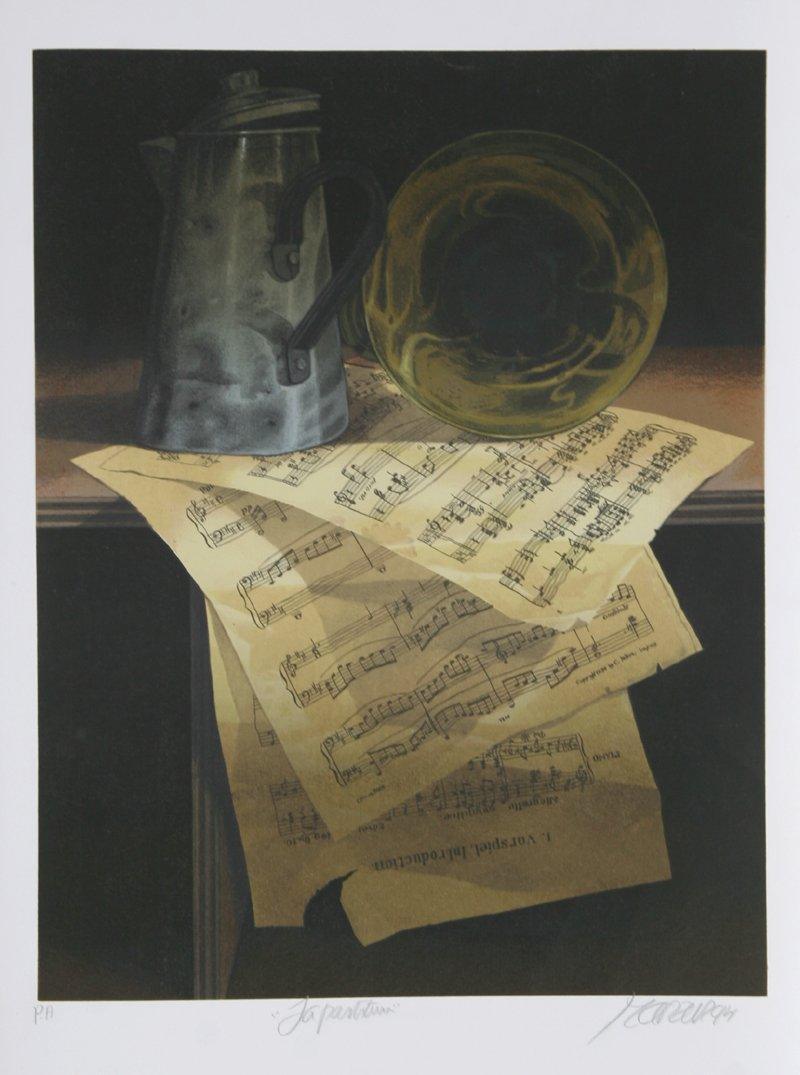 Le Peintura Screenprint | David Manzur,{{product.type}}