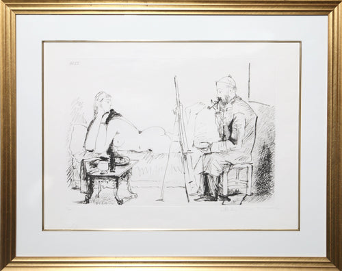 Le Pientre et son Modele Lithograph | Pablo Picasso,{{product.type}}