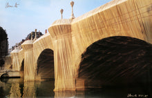 Le Pont Neuf Empaquete II (The Pont Nuff Wrapped II) Poster | Christo and Jeanne-Claude,{{product.type}}