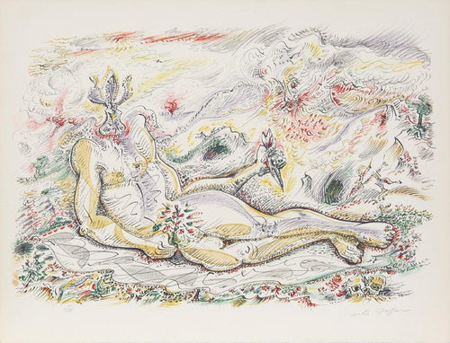 Le Prince Iris from Je Reve Portfolio Lithograph | Andre Masson,{{product.type}}