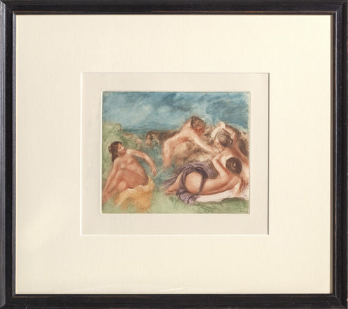 Le Repos Apres Le Bain Etching | Pierre-Auguste Renoir,{{product.type}}