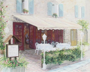 Le Restaurant Lithograph | Carol Saxe,{{product.type}}