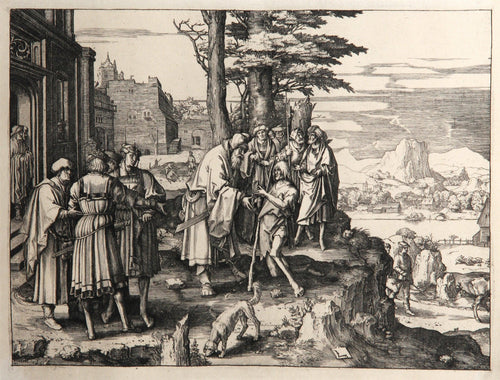 Le Retour de l'enfant Prodigue Etching | Lucas van Leyden,{{product.type}}