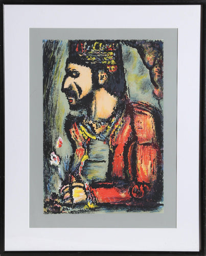 Le Roi avec Fleurs Poster | Georges Rouault,{{product.type}}