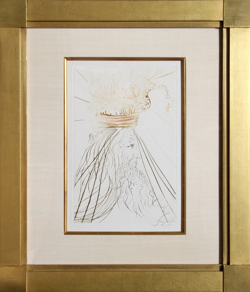 Le Roi Marc from Tristan et Iseult Etching | Salvador Dalí,{{product.type}}