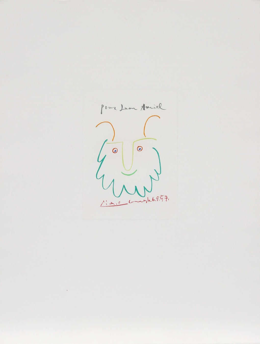 Le Roi (Pour Amiel) Etching | Pablo Picasso,{{product.type}}