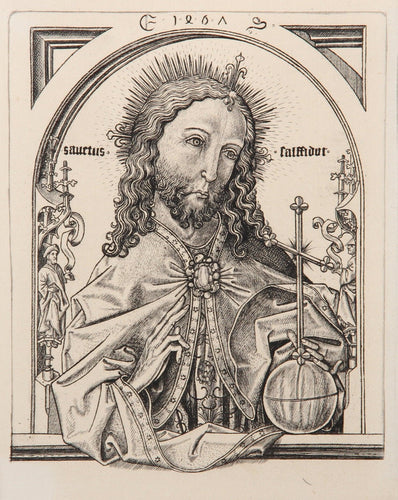 Le Sauveur du Monde Etching | Maitre E.S.,{{product.type}}