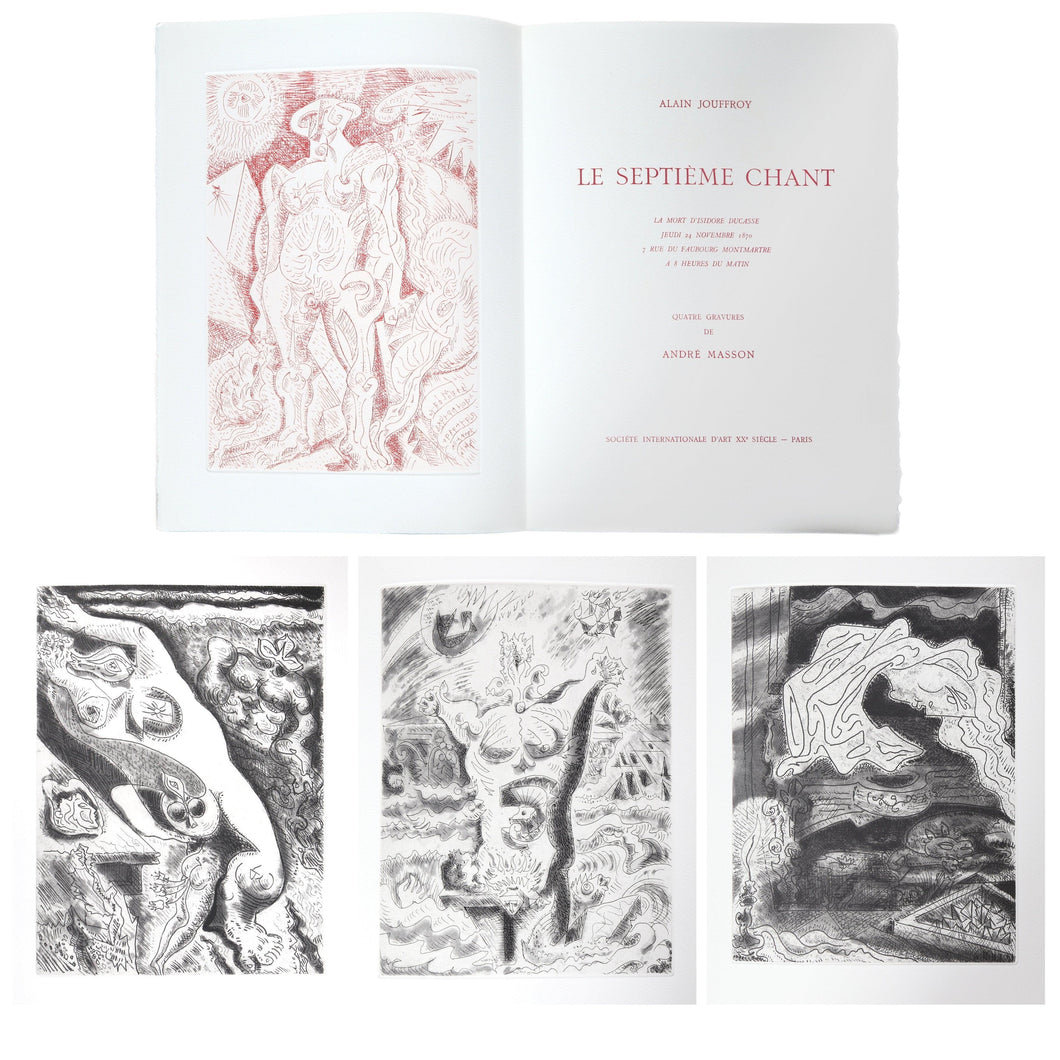 Le Septieme Chant Etching | Andre Masson,{{product.type}}