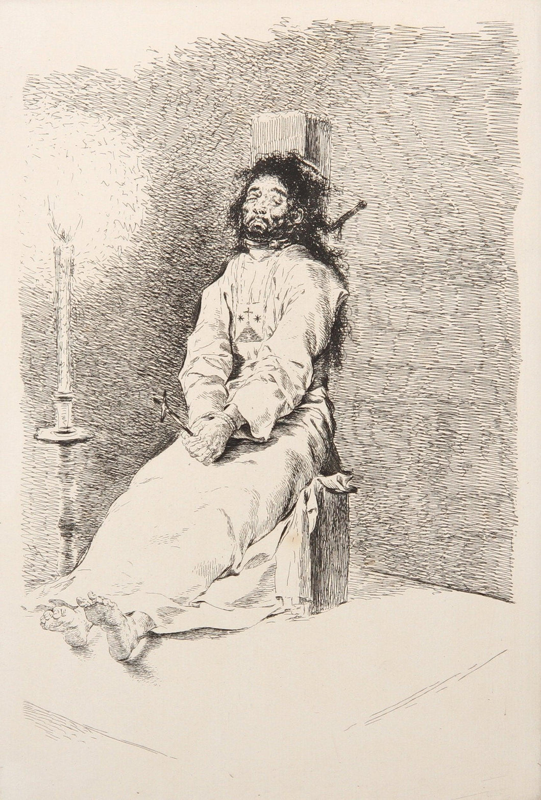 Le Supplice du Garrot Etching | Francisco de Goya,{{product.type}}