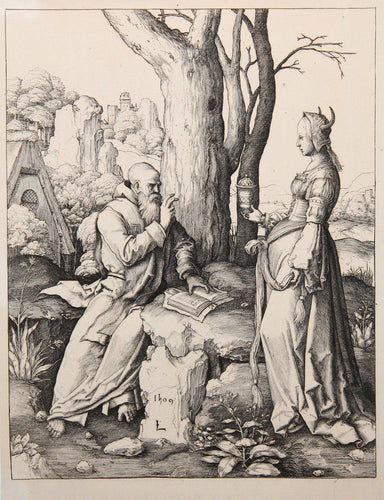 Le Tentation de Saint Antoine Etching | Lucas van Leyden,{{product.type}}