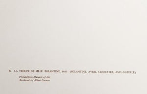 Le Troupe de Mille. Eglantine Lithograph | Henri de Toulouse-Lautrec,{{product.type}}