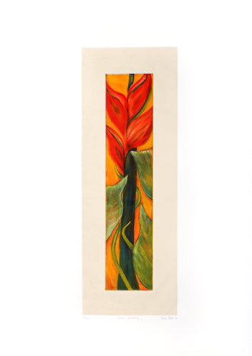 Leaves Winding Etching | Lisa Falls,{{product.type}}