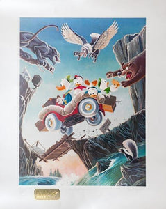 Leaving Their Cares Behind Lithograph | Carl Barks,{{product.type}}