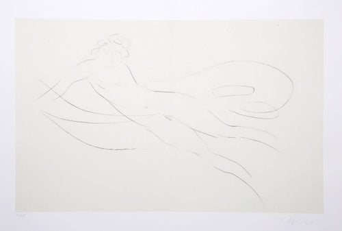 Leda and the Swan - 5 (Black) Etching | Reuben Nakian,{{product.type}}