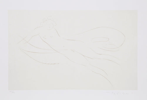 Leda and the Swan - 5 (Sepia) Etching | Reuben Nakian,{{product.type}}
