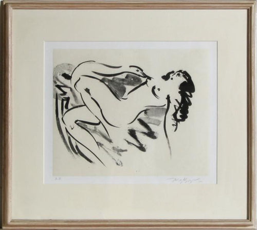 Leda and the Swan - 8 (Black) Etching | Reuben Nakian,{{product.type}}