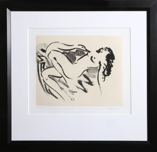 Leda and the Swan - 8 (Black) Etching | Reuben Nakian,{{product.type}}