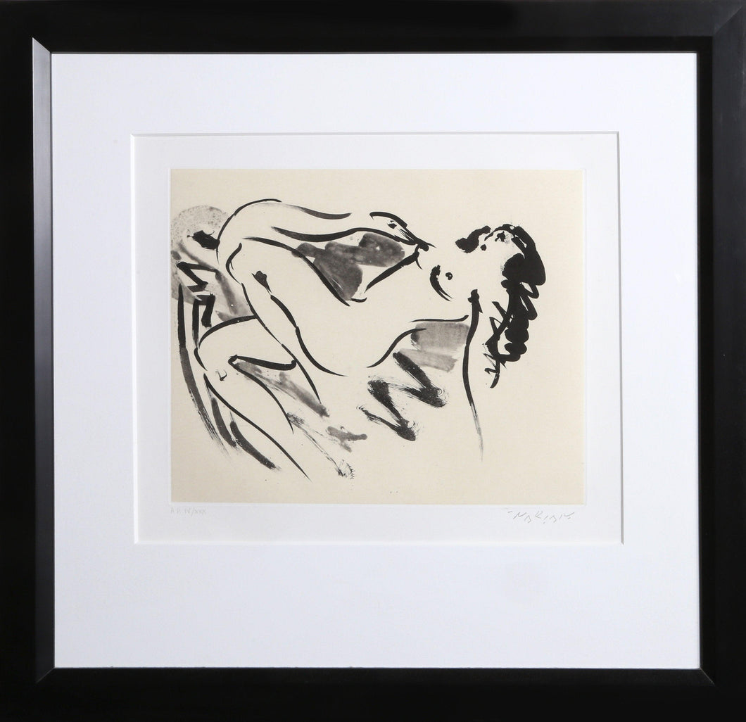 Leda and the Swan - 8 (Black) Etching | Reuben Nakian,{{product.type}}