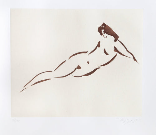 Leda and the Swan - 9 (Sepia) Etching | Reuben Nakian,{{product.type}}