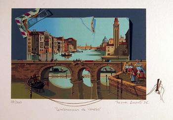 Lembranca de Veneza Lithograph | Menna Barretto,{{product.type}}
